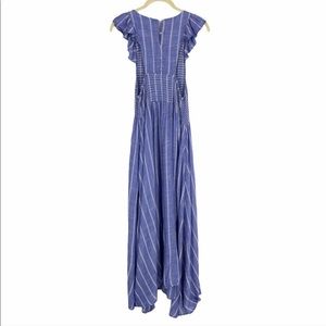Free People Chambray Butterflies midi dress